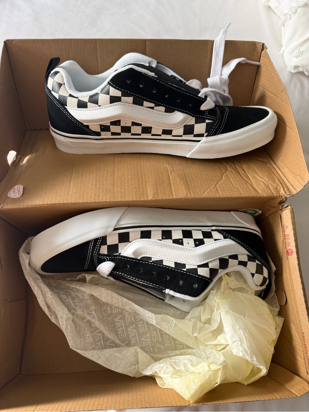 Brand new knu skool checkerboard vans